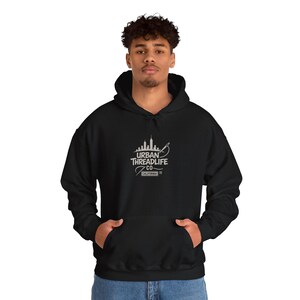 Urban ThreadLife Co. Hooded Sweatshirt, Cozy Unisex Hoodie for Everyday Wear, Perfect Gift for Friends, Comfortable Layer for Fall, Casual