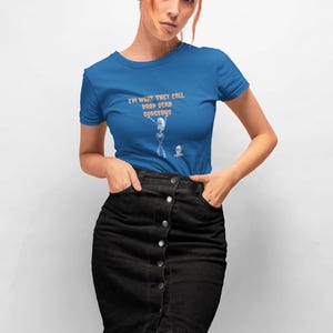 Drop Dead Gorgeous Halloween Tee - Skeleton Graphic Unisex Cotton T-Shirt image 5