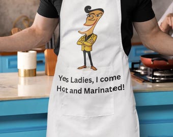 Funny Frankie Roman Apron, Father's Day Gift, 5-Color Straps