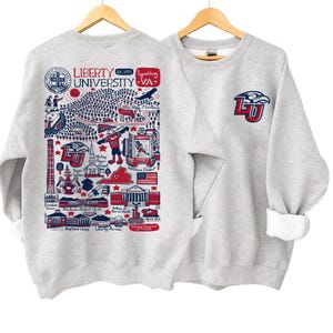 Custom University Hand Sketched Graphic Shirt, College Football Crewneck Sweatshirt, Personalized Alumni Gift