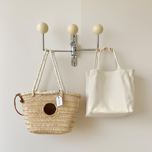 Perchero de pared de metal para entrada/Perchero minimalista moderno para colgar en la pared/Perchero funcional para decoración del hogar o la oficina