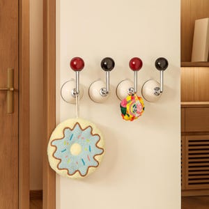 Perchero de pared de metal para entrada, perchero moderno de mediados de siglo, organizador minimalista de pared para decoración del hogar, toallero.