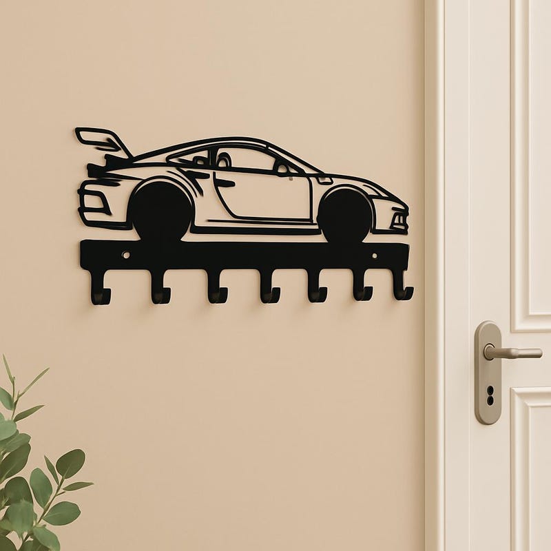 Industrial Key Holder for Wall - Etsy