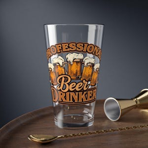 Beer Drinker Mixing Glass: 16oz Professional Pint
