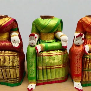 Lakshmi Doll for Varalakshmi Pooja - Traditional Decor Idol