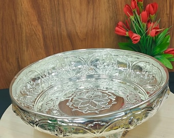 German Silver Fancy Tray Set – Elegant Serving Platter, Home Décor & Gift Item