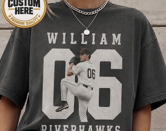 Camiseta de béisbol personalizada, camiseta de jugador de béisbol personalizada, camiseta de béisbol con nombre, número y equipo, regalo para el aficionado al béisbol
