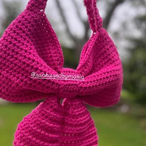 Crochet Bow Bag Pattern