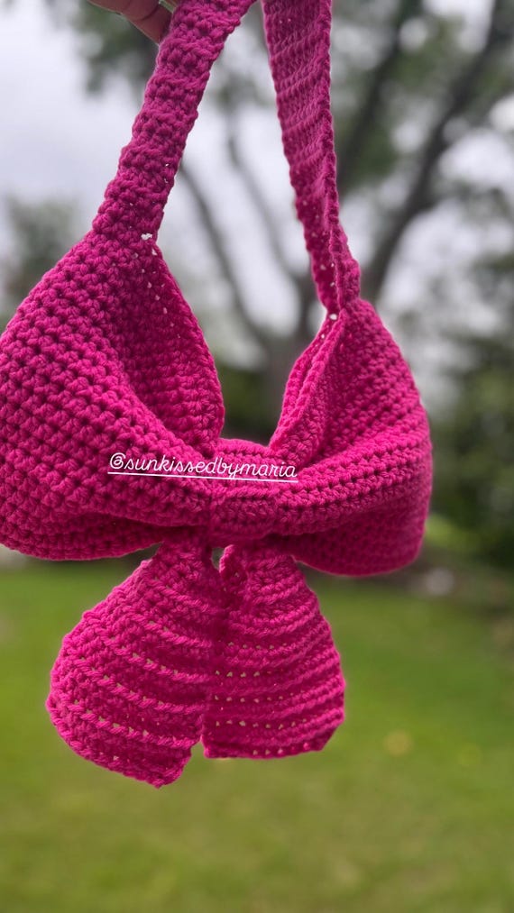 Crochet Bow Bag Pattern