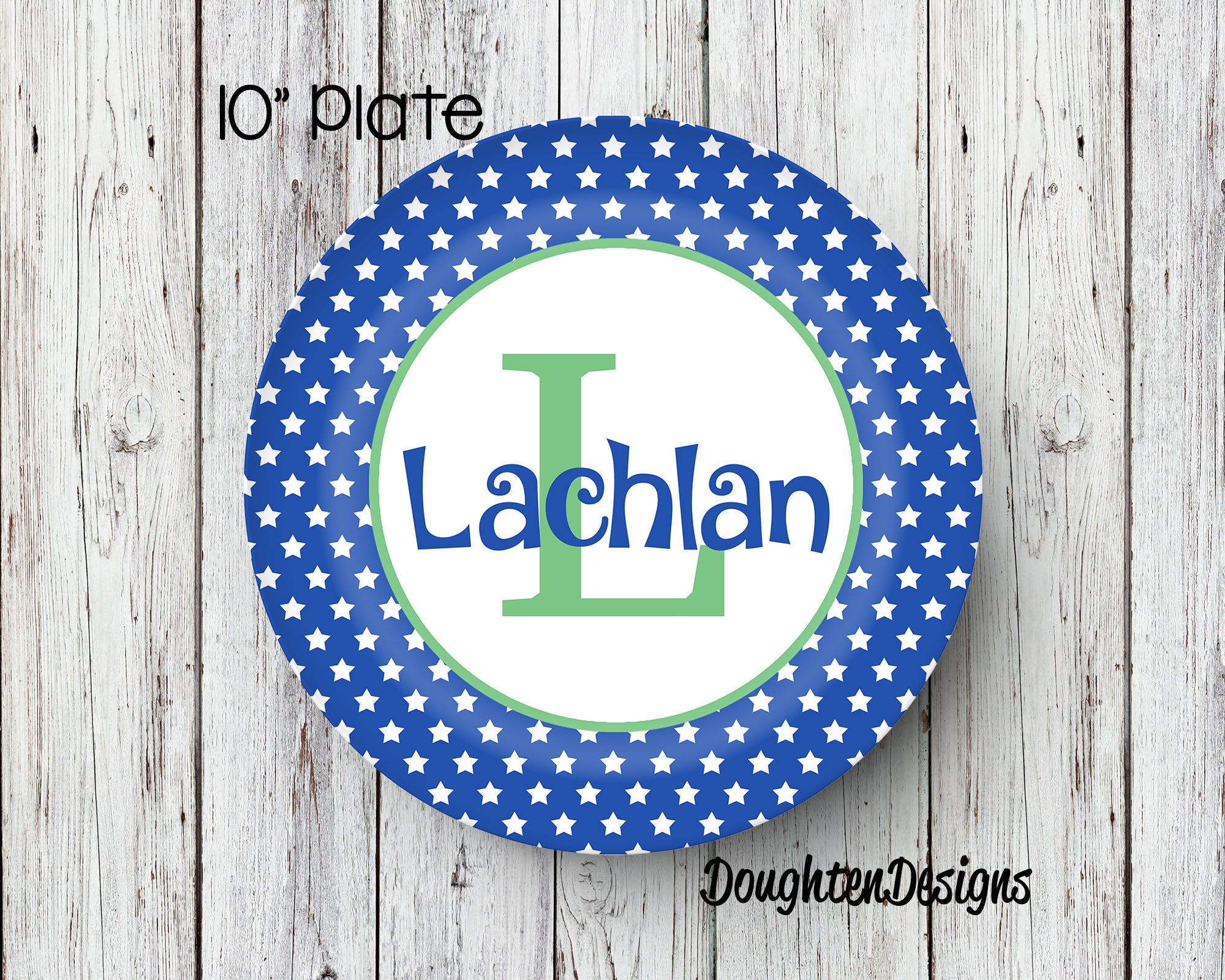 Personalized Name Plate Birthday Plate Personalized Melamine Etsy