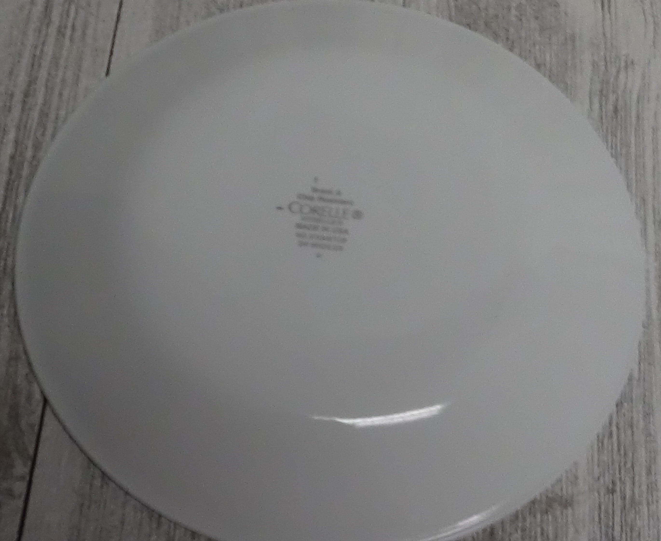 4 CORELLE Dessert Plates Plain White 6.75 inch EUC