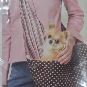 Pet Tote Sling Carrier Fabric for Small Dog Cats Handmade USA
