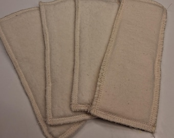 Dog Cat Sanitary Bladder Pads Layered Flannel Hand Eco Friendly For Pets Set of 5 Made in USA