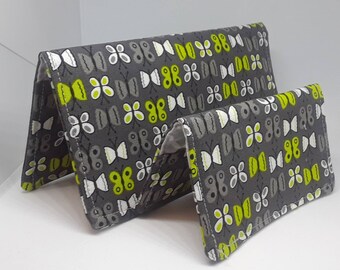 Butterflies WALLET SET Card Holder Clutch Purse Billfold Coupon Keeper Ready-Made