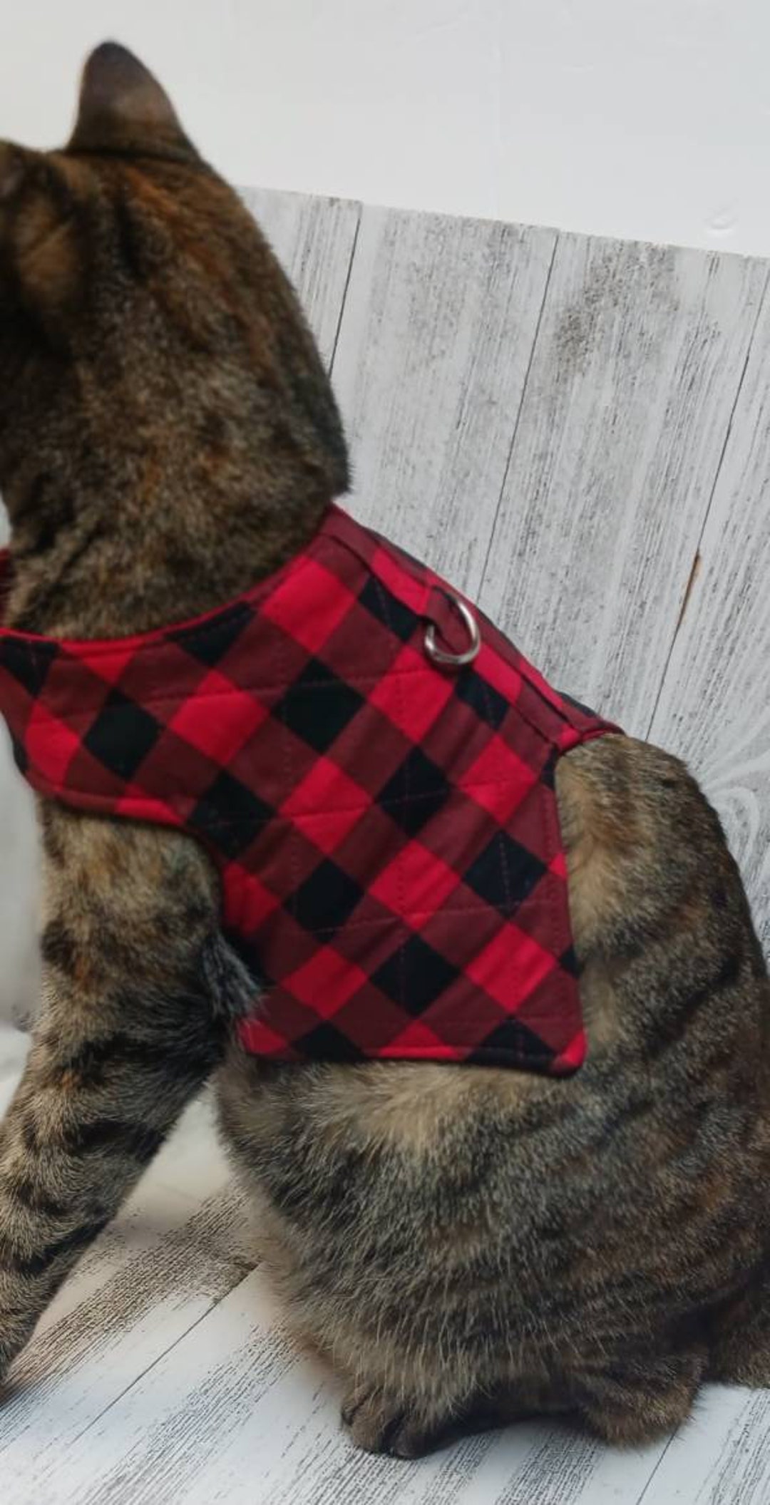Fabric CAT Harness With D Ring Walking Vest Harness Size SMALL Ready