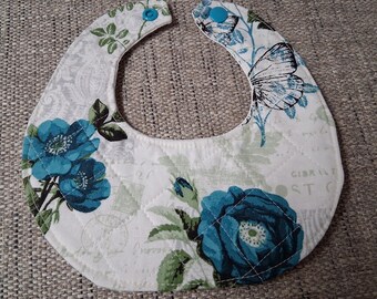 Cat Show Bib Quilted Snap Closure One Size fits Most Ready Made