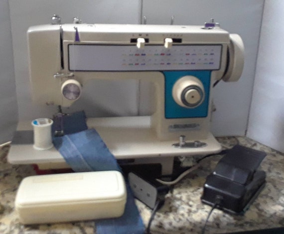 Vintage DRESSMAKER Rod Driven Straight Stitch Zig Zag New Foot Etsy Classy Dressmaker Special Sewing Machine Vintage DRESSMAKER Rod Driven Straight Stitch Zig Zag New Foot Etsy Classy Dressmaker Special Sewing Machine
