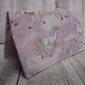 Scheckheft Cover Umijorns Stoff WALLET Coupon-Halter Clutch Geldbörse Billfold USA Fertig Hand Made