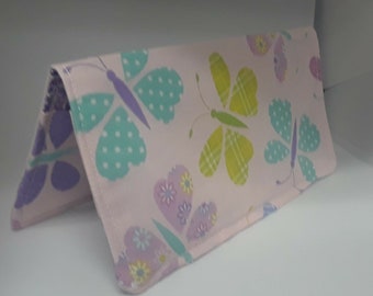 Butterflies WALLET Debit Credit Card Registry Holder Clutch Purse Billfold Coupon Keeper Ready-Made