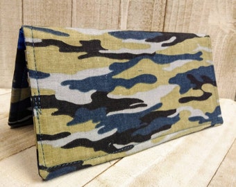 MENS CAMO Wallet Debit Card Cash Holder Clutch Billfold Coupon Keeper Ready-Made