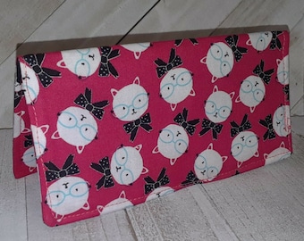 Wallet Checkbook Cover Debit Card Holder Clutch Purse Billfold Coupon Keeper Ready-Made