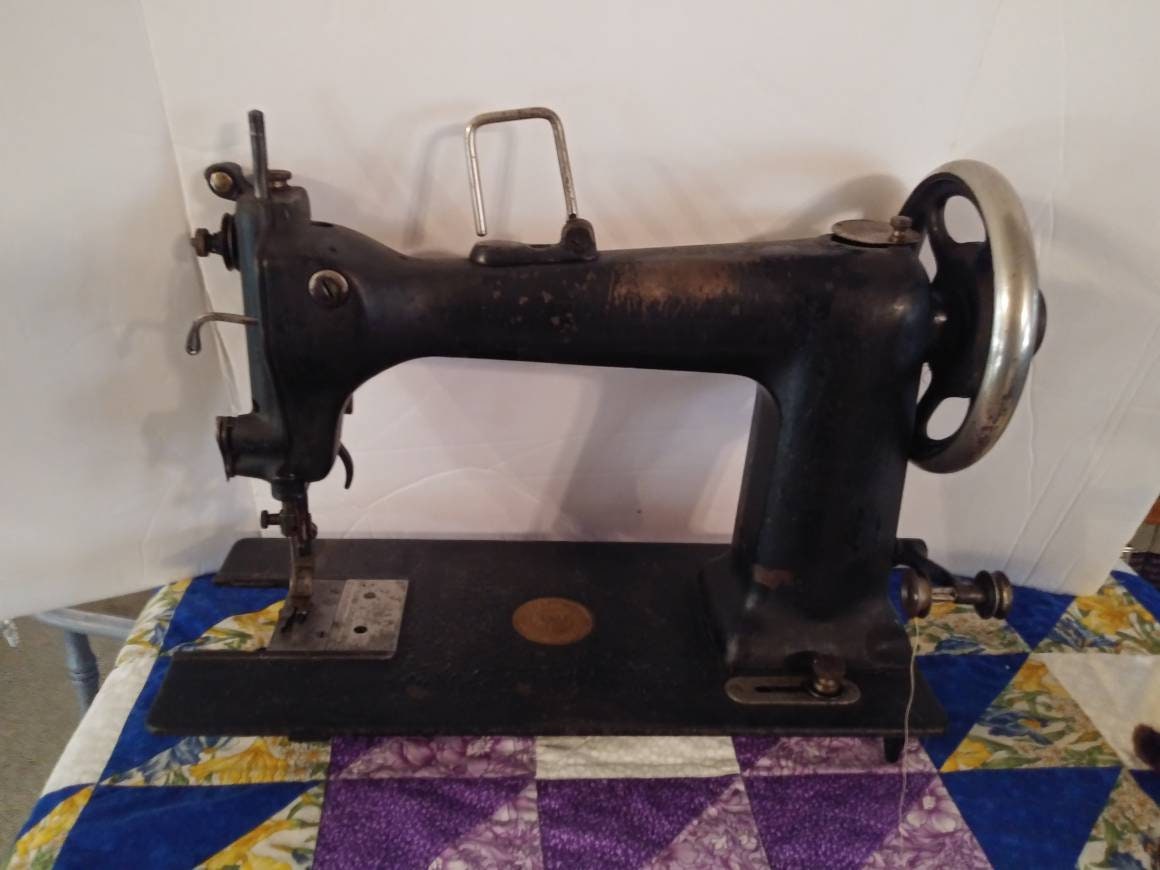 Antique Treadle Sewing Machine Foot Pedal, Vintage Finnish Sewing
