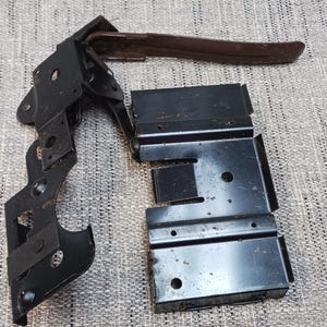 Vintage Foot Pedal Holder and Knee Press