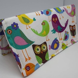 WALLET Birds Owls Coupon Holder Colorido Clutch Purse Billfold USA Ready-Made