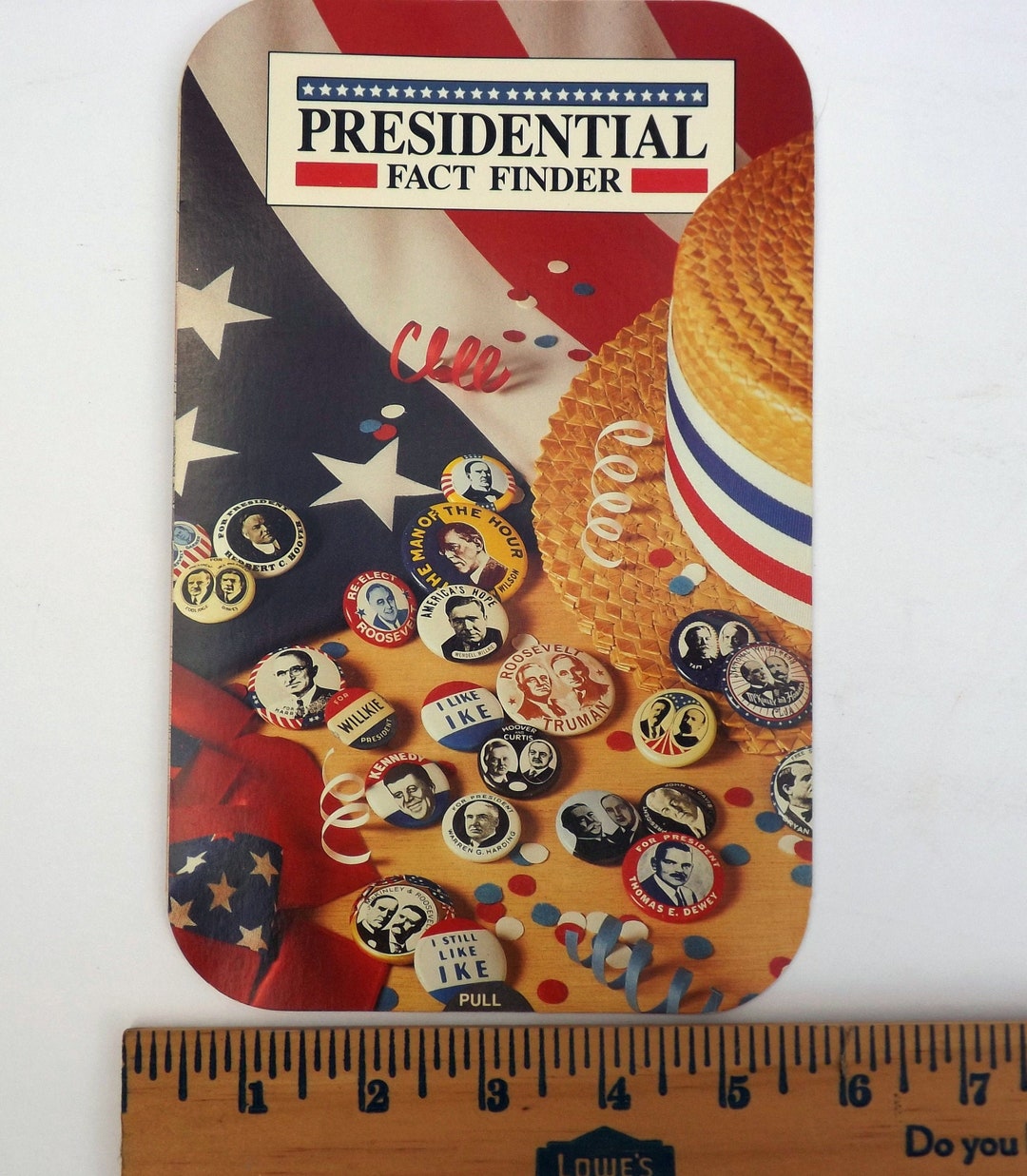 Presidential Fact Finder Slider Informational Board of America's First ...