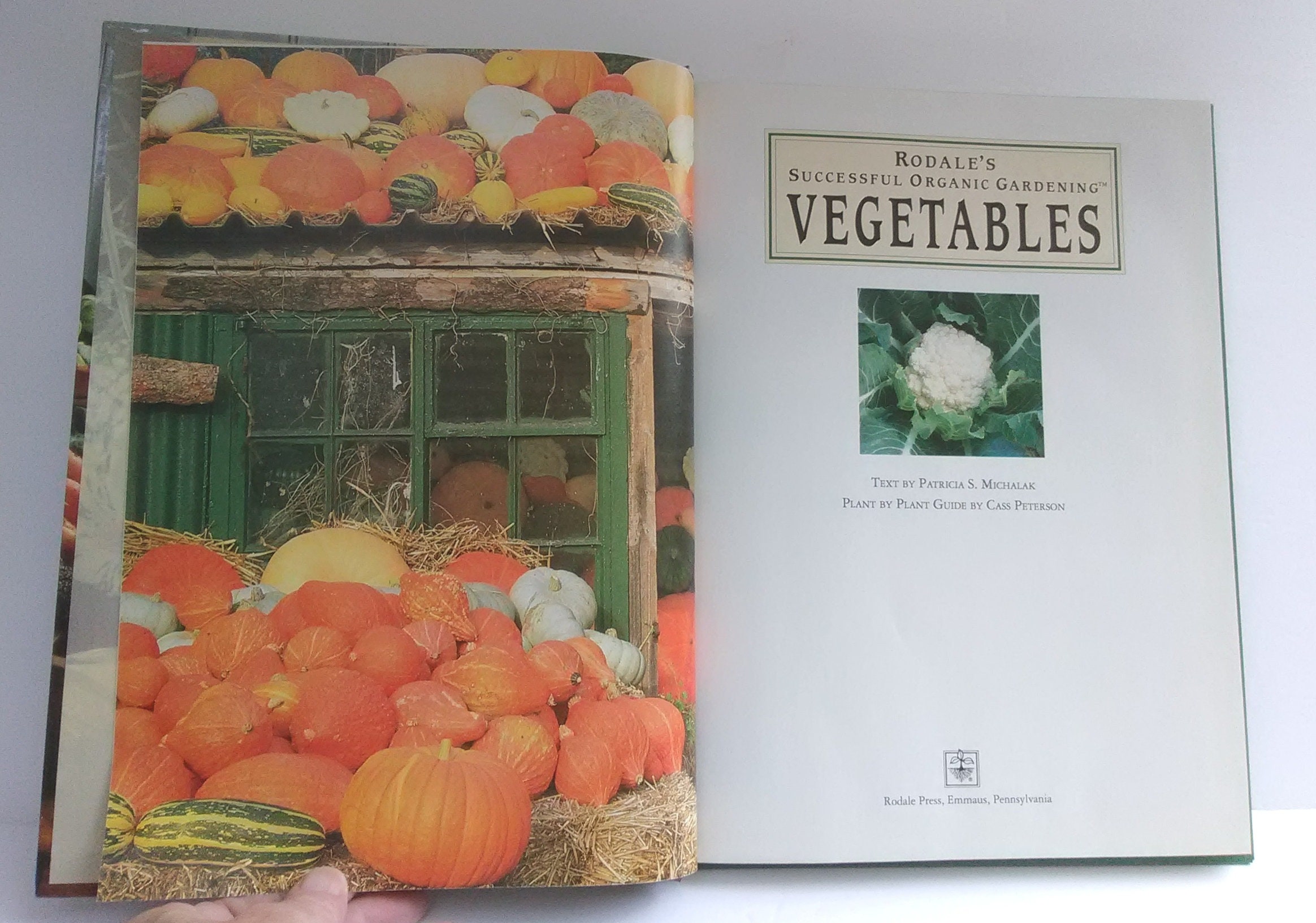Rodale's Successful Organic Gardening Vegetables Hardcover Book Etsy