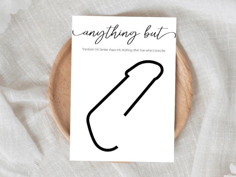 Dirty Bachelorette Party Game Printable, Anything But Game, Adult Hen Party, Funny Bridal Shower Activity, Girls Night Drinking Game image 5