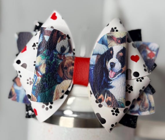 Dog Lover Tumbler Bow (Paws & Pups)