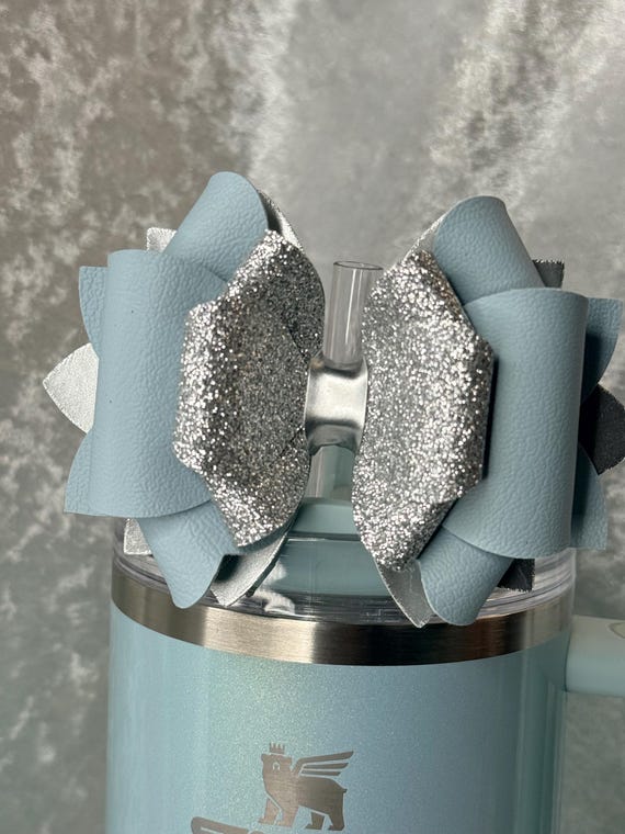 Blueberry Milk Tumbler Bow