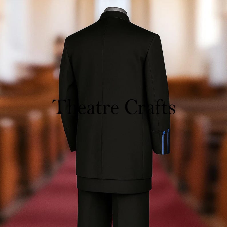 Priest Clergy Jacket: Preaching Christmas Religious Habit Black ...