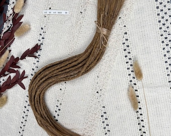 Zandloper, dreadlock-extensies van echt haar: gehaakte lokken, 29 stuks