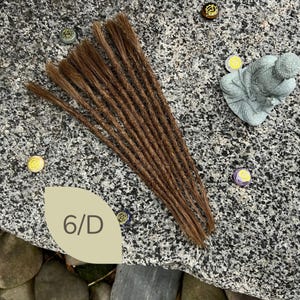 Human Hair Dreadlock Extensions: Crochet Locs, 10 Pcs, 13 different colours image 12