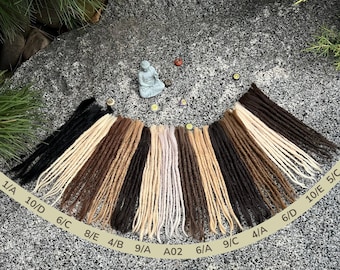 Extension per dreadlock in capelli umani: Crochet Locs, 10 pezzi, 13 colori diversi