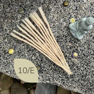 Human Hair Dreadlock Extensions: Crochet Locs, 10 Pcs, 13 different colours image 13