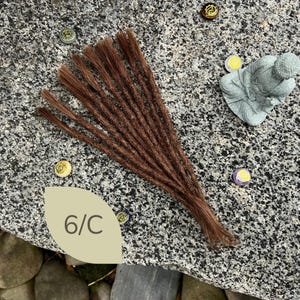 Human Hair Dreadlock Extensions: Crochet Locs, 10 Pcs, 13 different colours image 4