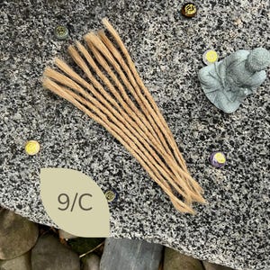 Human Hair Dreadlock Extensions: Crochet Locs, 10 Pcs, 13 different colours image 10