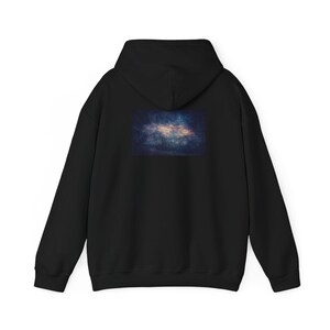 Cosmic Galaxy Hoodie, Unisex Heavy Blend Hooded Sweatshirt, Outer Space Fashion, Gift for Astronomy Lovers, Galaxy Print Apparel
