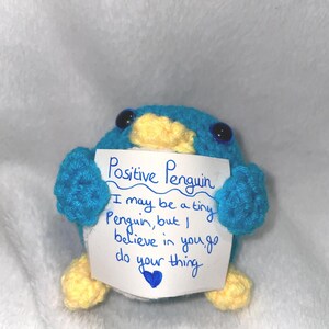 Handmade positive penguin