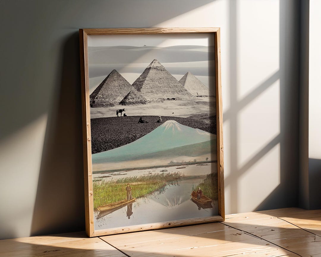 Elsewhere All at Once | Vintage Landscape Photography Art Print Collage ...