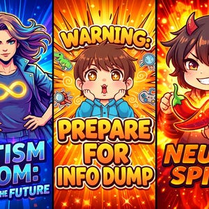 Autism Awareness PNG Bundle | Neurodiversity Sublimation Designs | Neurospicy Shirt Art | Commercial Use Clipart