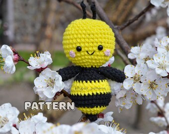 Patron Amigurumi Abeille au crochet : Tutoriel DIY facile (PDF)