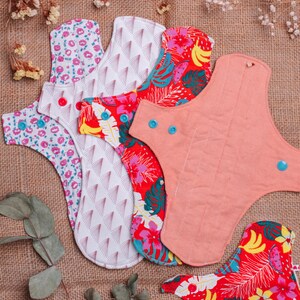 washable sanitary napkins, menstruation, periods, intimate hygiene, care, period comfort, zero waste, handmade