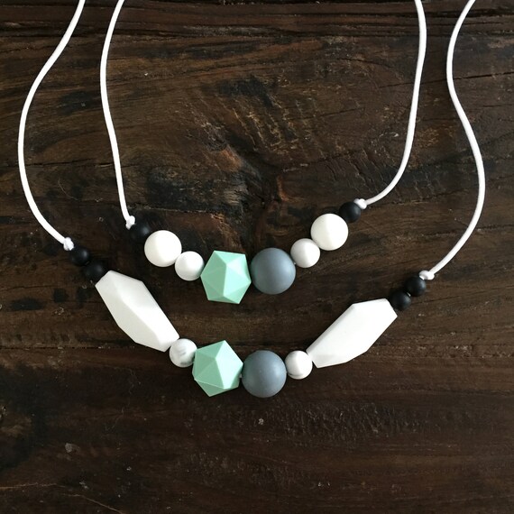 mommy and me teething necklace