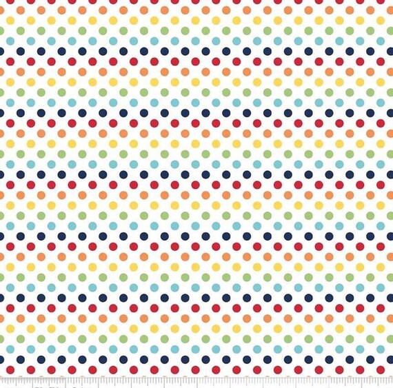 rainbow polka dot crib sheet