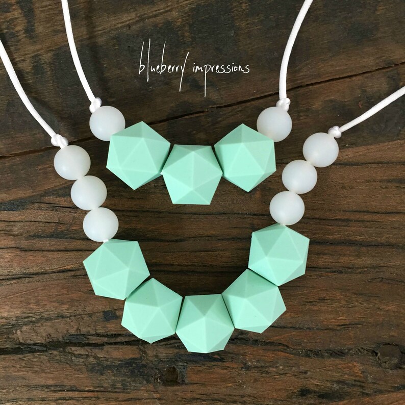 mommy and me teething necklace