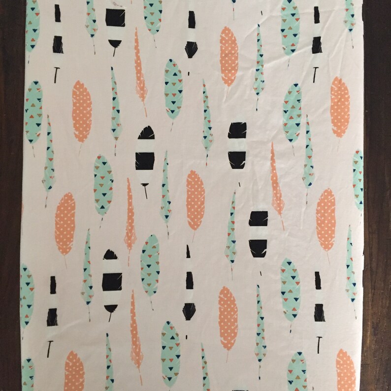 Boho Feathers Toddler Pillowcase Girl Baby Girl Bedding Baby Etsy